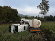 17 people were injured after a taxi and a truck collided in Strubens Valley