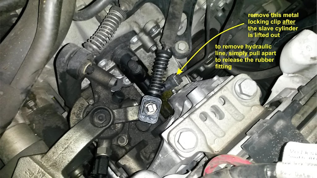 VW Rabbit Forum " DIY: 2.5L MKV - Slave Cylinder ...