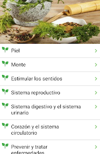 Curarse con plantas medicinales Screenshot