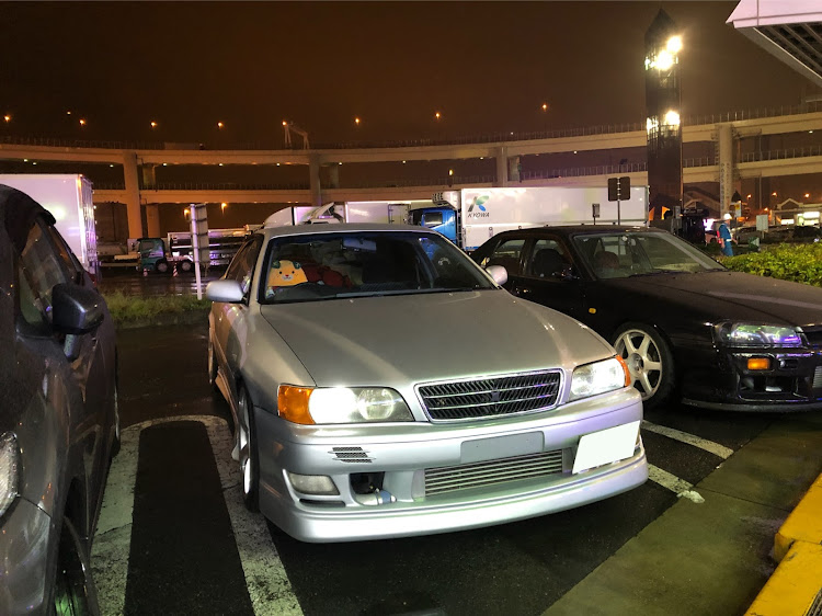 チェイサーのJZX100・大黒PA・雨降り・トヨタグラムに関するカスタム事例の投稿画像1枚目