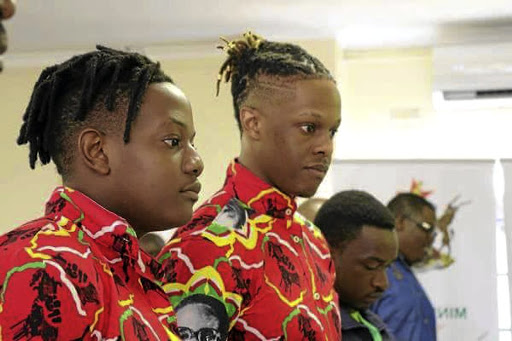 Chatunga and Robert Mugabe jnr as teens.