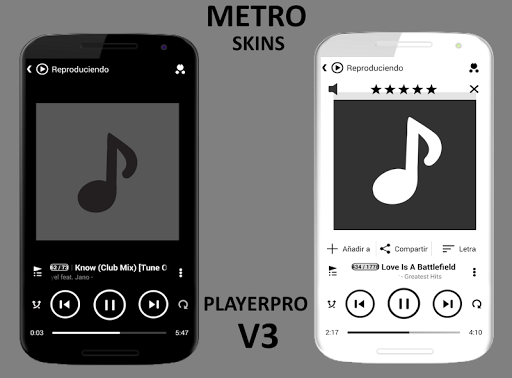 SKIN PLAYERPRO V3 METRO WHITE