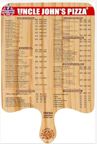 Uncle John's Pizza menu 4