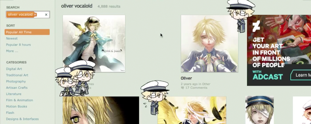 DeviantArt Shimeji - OLIVER Preview image 2