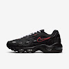 air max 96 ii black / sport red / white / black