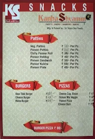 Khana Shyam menu 2