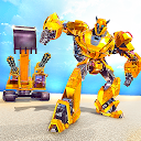 ダウンロード Excavator Robot Transformation War: Robot をインストールする 最新 APK ダウンローダ