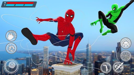 Spider Rope Hero: Superhero Gangster Fighting