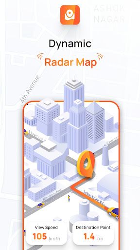 Screenshot Radar, HUD, Map, Speed Camera