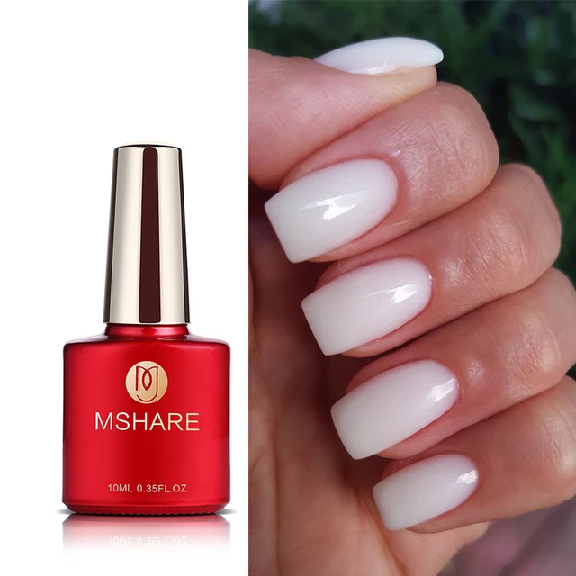 Title 4, MSHARE Gel Constructor Milky White Extensión de...