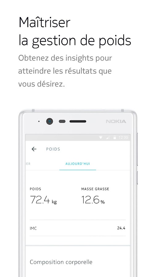   Nokia Health Mate – Capture d'écran 