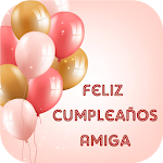 Cover Image of Baixar Feliz Cumpleaños Amiga 2.8 APK