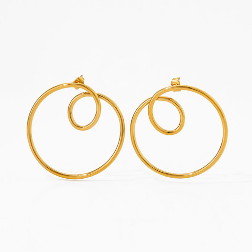 Title 2, Streamlined Earrings Stainless Steel Geometric ...