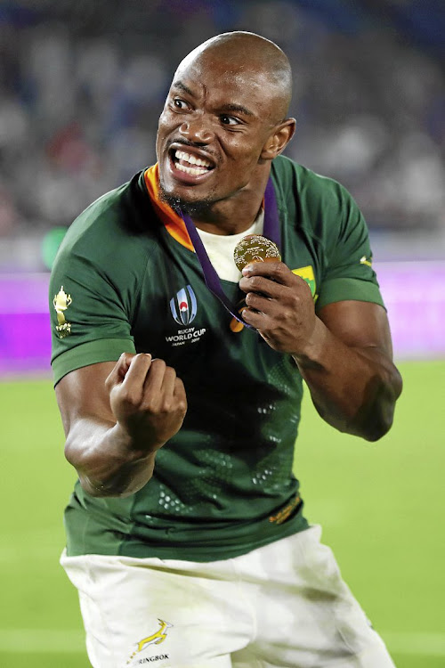 Malazole Mapimpi is now a Rugby World Cup winner.