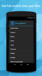 B1 File Manager and Archiver Schermata