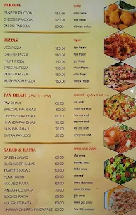 Hotel Sai menu 2