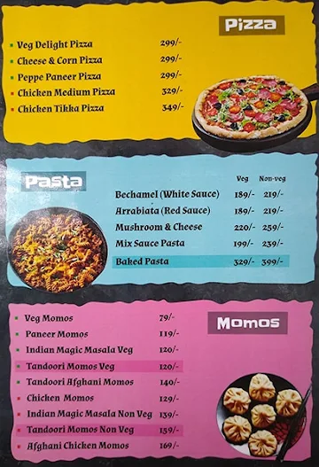 NEC(North East Castle) menu 