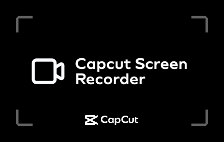 CapCut screen recorder small promo image