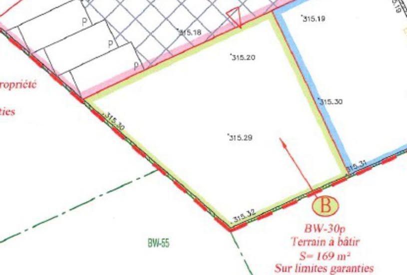  Vente Terrain à bâtir - 169m² à La Tour-de-Salvagny (69890) 