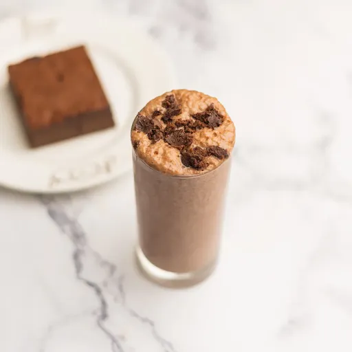 Eggless Brownie Milkshake