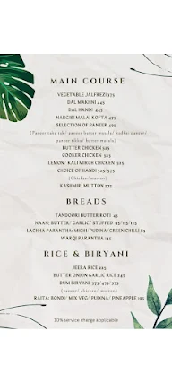 Annora Cafe menu 4