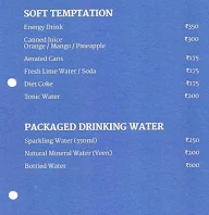 Ebony - The Golkonda Resort menu 1