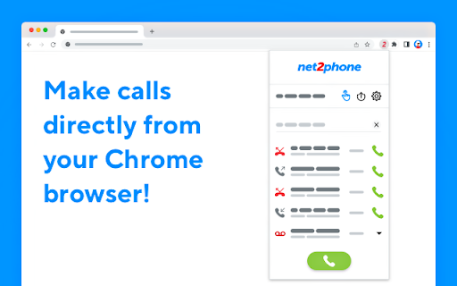 net2phone for Chrome