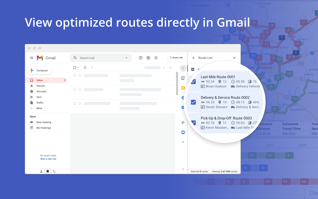Route4Me Route Planner for Gmail Preview image 3