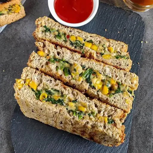 Spinach Cheese Corn Grilled Sandwich