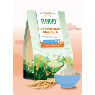 Floryo Premium Rice Atta 500 Gm