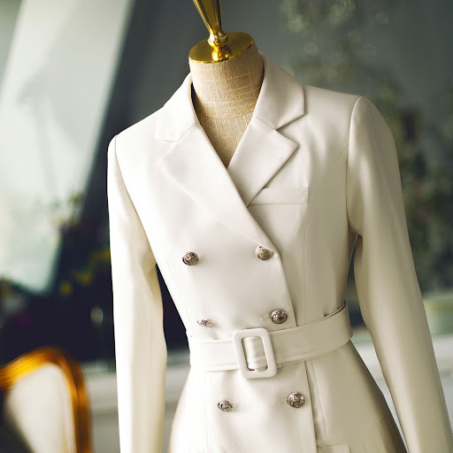 Title 7, Womens Temperament Double-breasted Slim Suit w...