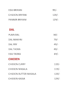 Asdev Restaurant Food Menu 2