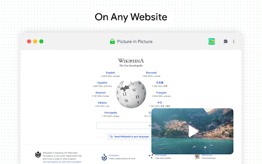 Floating Video Player & Picture-in-Picture for All Sites