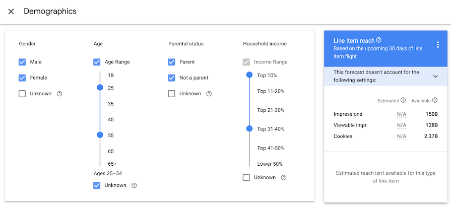 ad and ad group status - Display & Video 360 Help