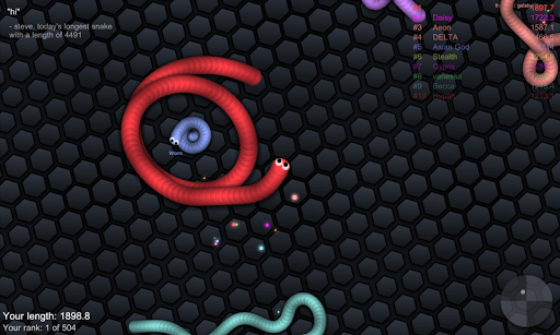 Screenshot slither.io