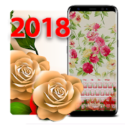 Beautiful Roses Keyboard Theme 2018  Icon