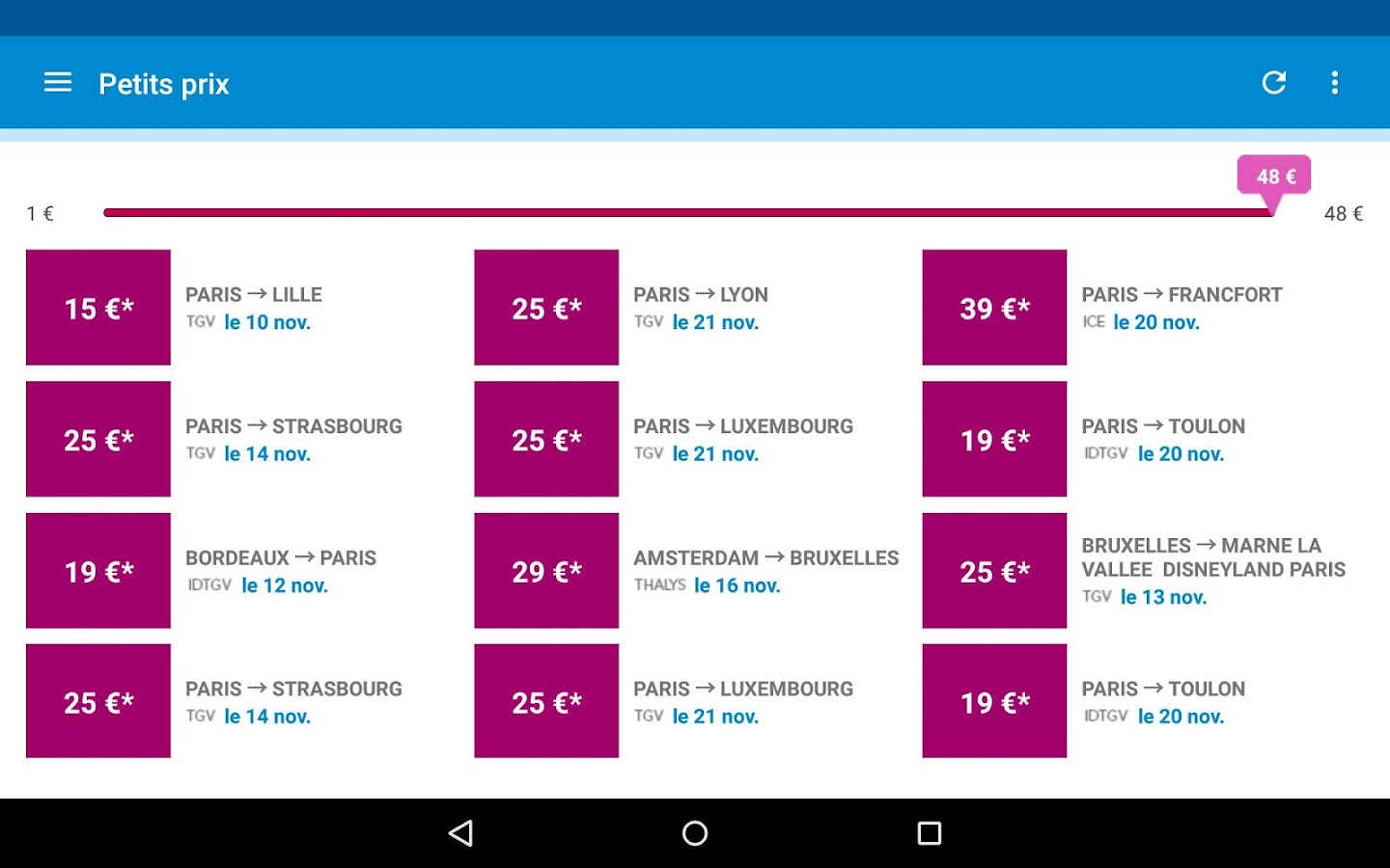 voyages sncf billets