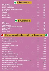 Rayalseema Kitchens menu 3