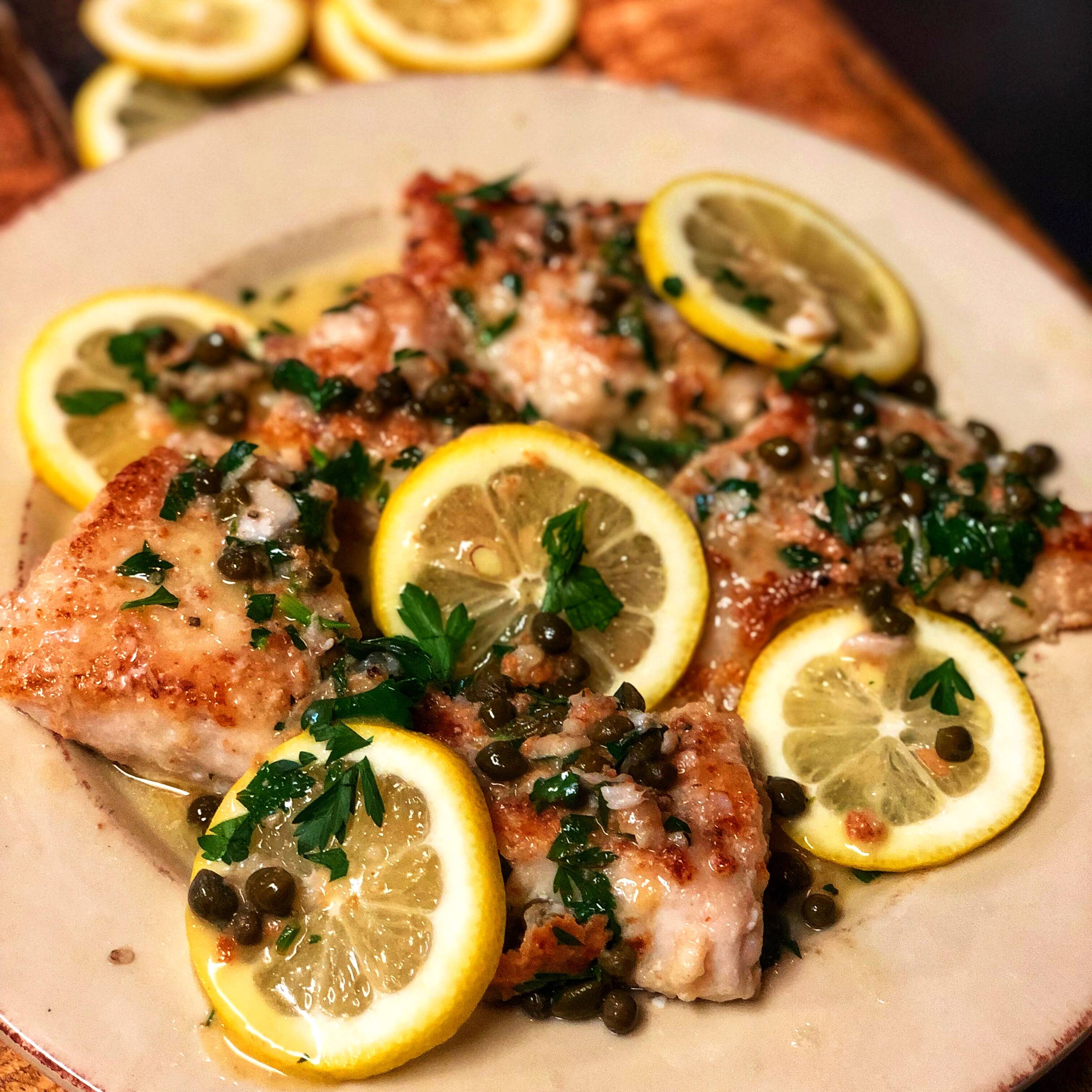 GROUPER PICCATA