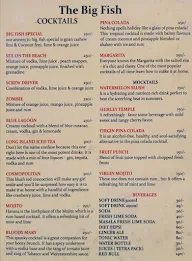 Big Fish menu 5