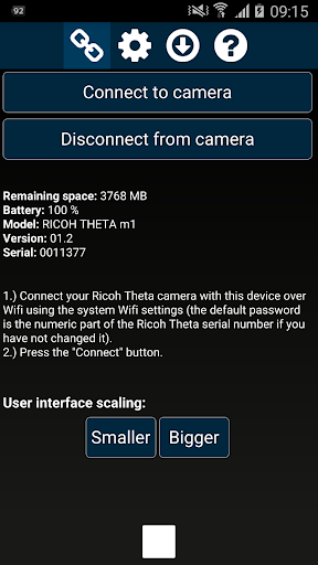 Theta Control for Ricoh Theta
