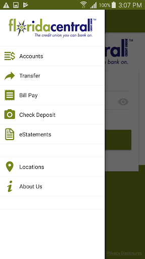 Screenshot Floridacentral Credit Union