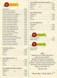 Flavours Of China menu 4