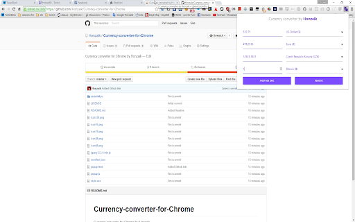 Currency converter by Honzaik