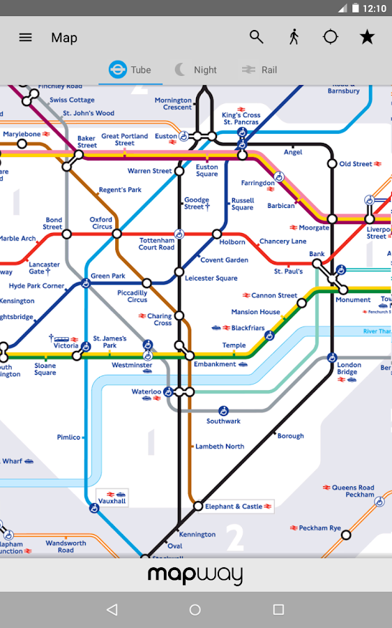 journey planner on tube