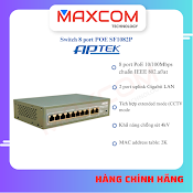 Switch Aptek Sf1082P 8 Port Poe Unmanaged - Hàng Chính Hãng