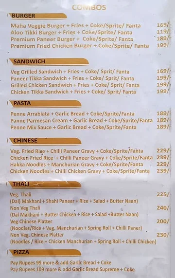 Cravemore menu 