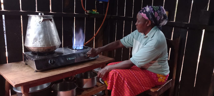 Alice Wangui, a farmer from Othaya in Nyeri County says with the bio-gas she no longer cuts trees to get firewood for cooking. She cooks fast and she does not have any smoke related problems.