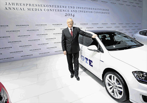 RAISING THE PROFILE: Martin Winterkorn, chairman of Volkswagen, says the group plans to maintain its strong market position with new products and technical innovations