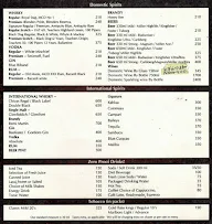Harry's Bar - Keys Select Hotel menu 1